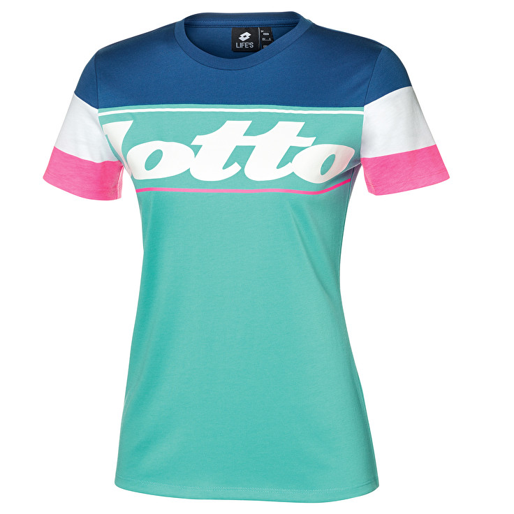 Lotto Athletica Prime Ii Js Camisetas Mujer - Turquesa/Azules - Colombia XUGOBWD-13